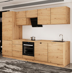 Küchenzeile - Langen KL29-M300 - Artisan Eiche