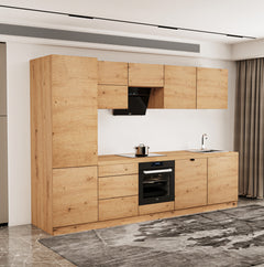 Küchenzeile - Langen KL29-M300 - Artisan Eiche