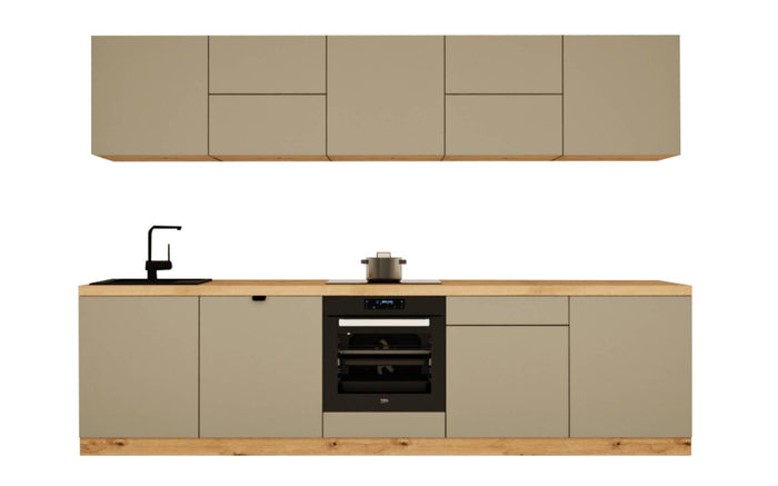 Küchenzeile - Langen KL30-M300 - Beige / Matt