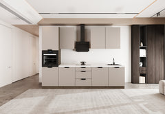 Küchenzeile - Sorento KS1-M300 - Beige / Dunkle Eiche