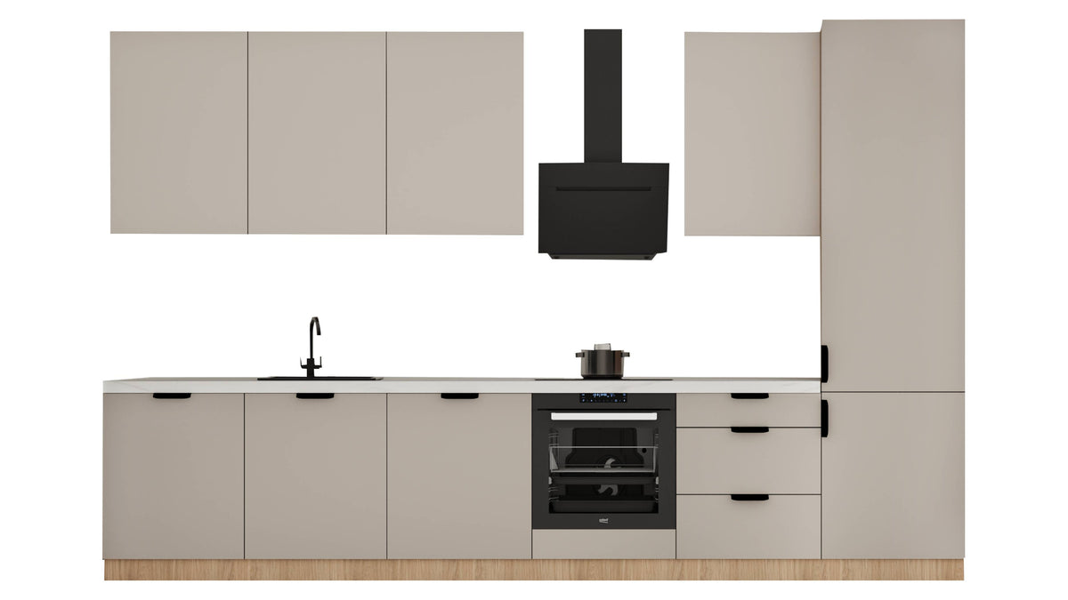 Küchenzeile - Sorento KS2-M360 -  Beige / Sonoma Eiche