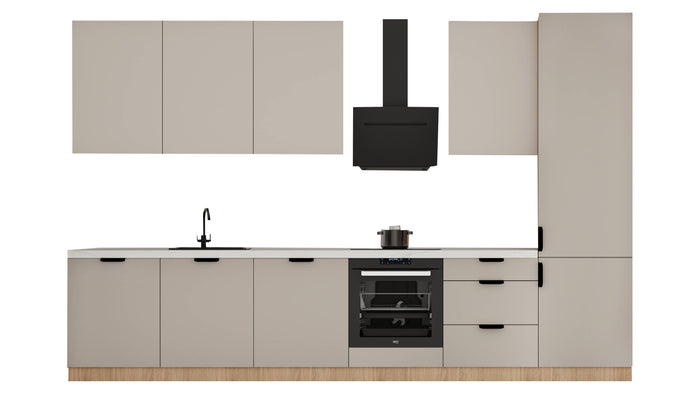 Küchenzeile - Sorento KS2-M360 -  Beige / Sonoma Eiche