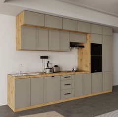 Küchenzeile - Langen KL9-M400 - Beige/Matt