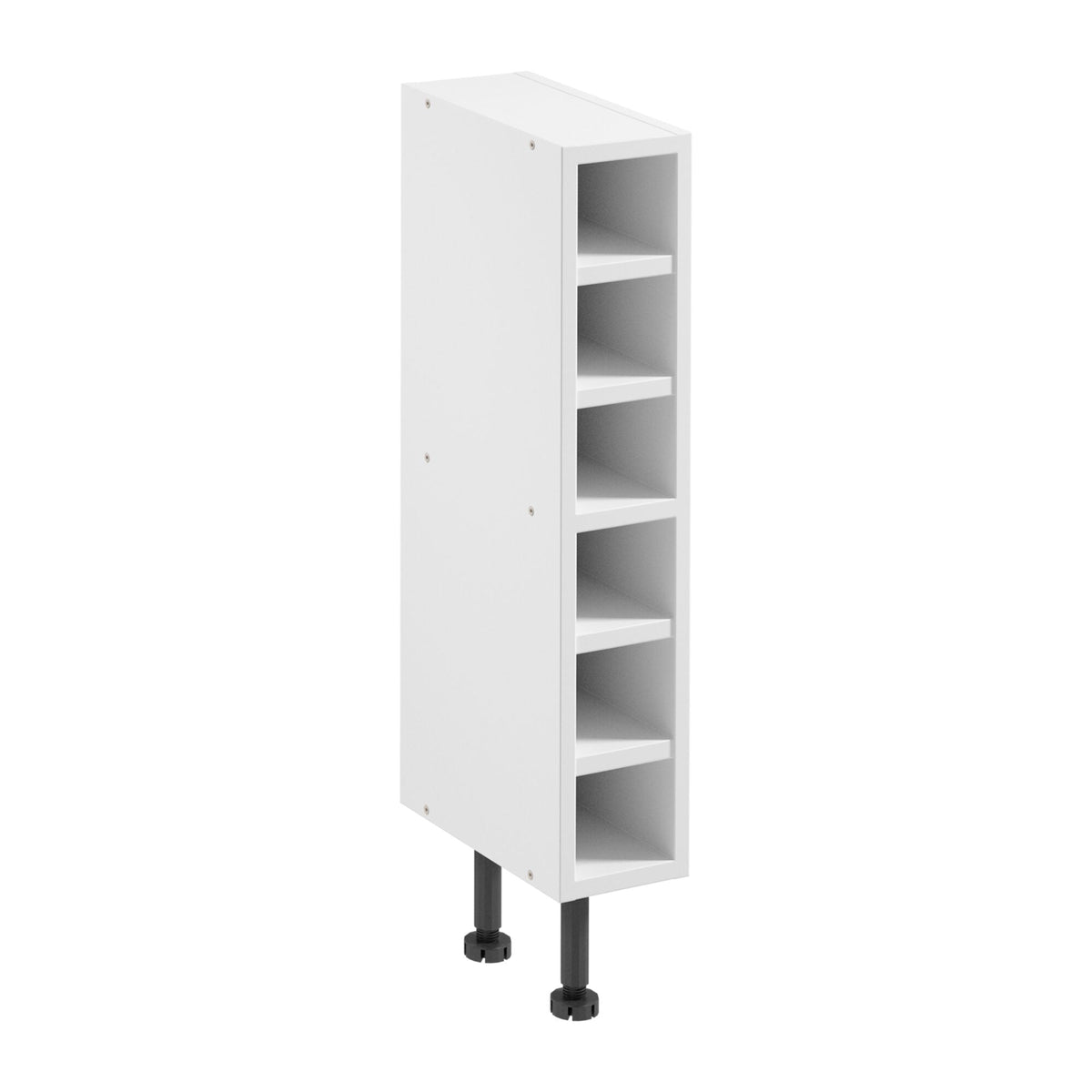 Regalunterschrank D15P - Sorento Weiß Sonoma Eiche - Innovatives, praktisches Design für Ihre Küche.