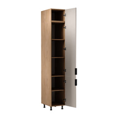 Hochschrank  D40SPWN P/L - Sorento Beige Sonoma Eiche - Beige/Sonoma Eiche