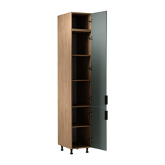 Hochschrank D40SPWN P/L - Sorento Grün Sonoma Eiche -Grün/Sonoma Eiche
