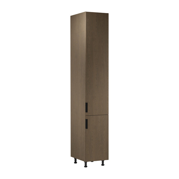 Hochschrank  D40SPWN P/L - Sorento Dunkle Eiche - Hochschrank für stilvolles Verstauen.