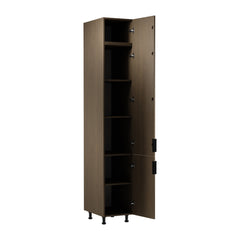 Hochschrank  D40SPWN P/L - Sorento Dunkle Eiche - Hochschrank für stilvolles Verstauen.