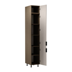 Hochschrank  D40SPWN L/L - Sorento Beige - Beige/Eiche