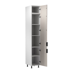 Hochschrank  D40SPWN P/L - Sorento Weiß Beige - Praktisch, modern und funktional.