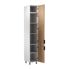 Hochschrank  D40SPWN P/L - Sorento - Sonoma Eiche/Weiß