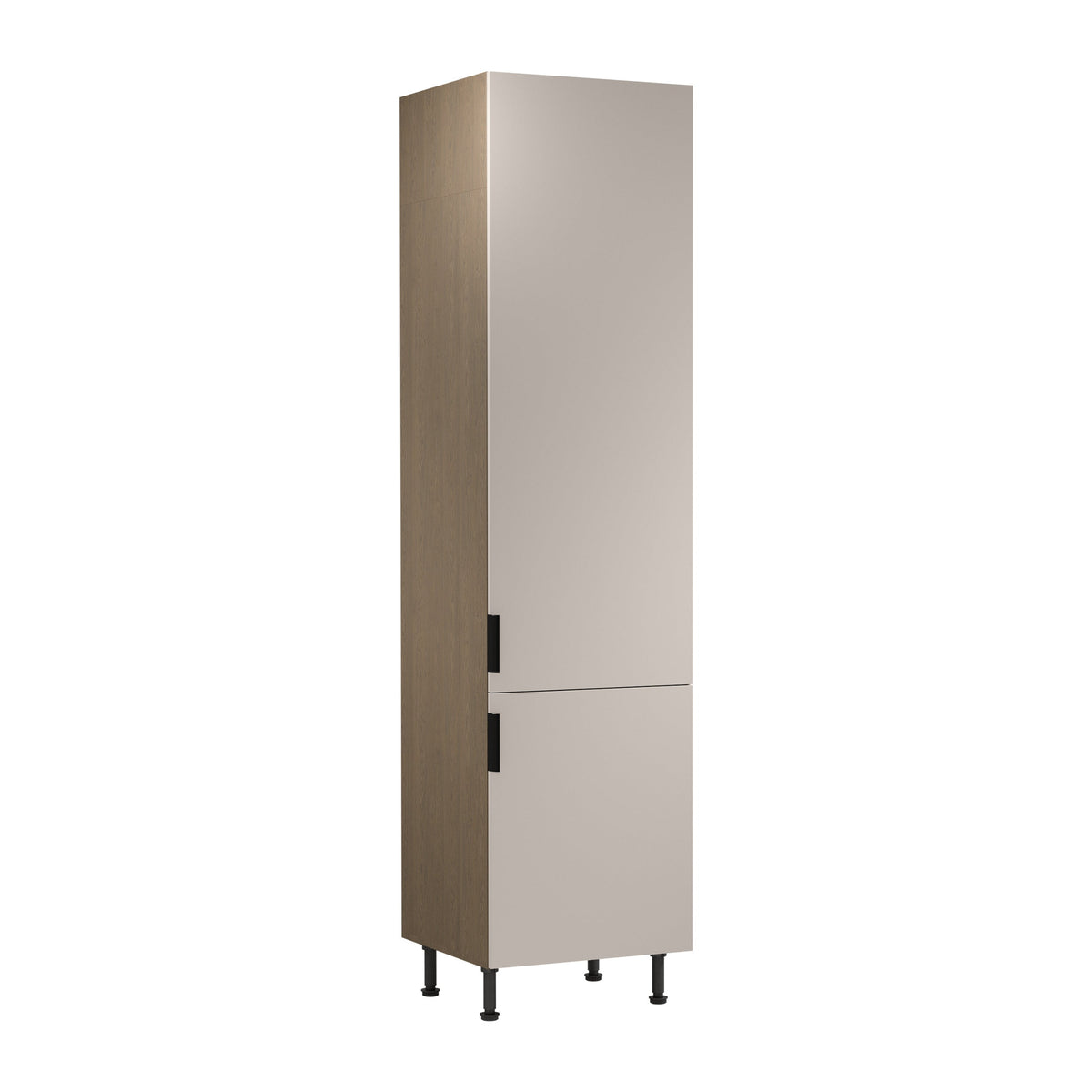 Hochschrank D60RWN L/L - Sorento Beige - Beige/Eiche