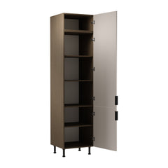 Hochschrank D60RWN L/L - Sorento Beige - Beige/Eiche