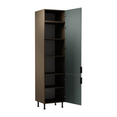 Hochschrank D60RWN L/L - Sorento Grün - Grün/Eiche