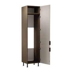 Kühlumbauschrank D60ZLN P/L - Sorento Beige - Beige/Eiche