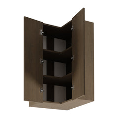 Eckhängeschrank G60N2 – Sorento Dunkle Eiche - Cleverer Stauraum mit Stil und Eleganz.