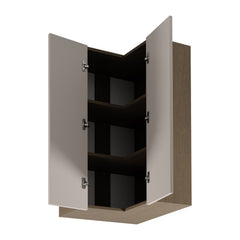 Eckhängeschrank G60N2 – Sorento Beige -  Beige/Eiche