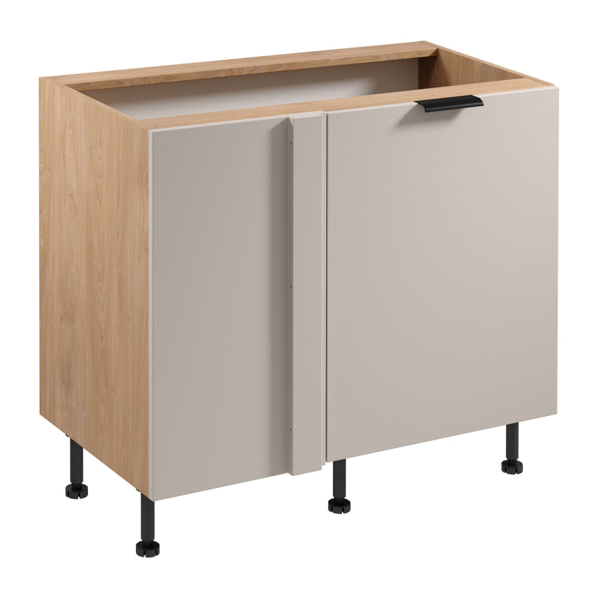 Eckunterschrank D100N R/L - Sorento Beige Sonoma Eiche -  Beige/Sonoma Eiche