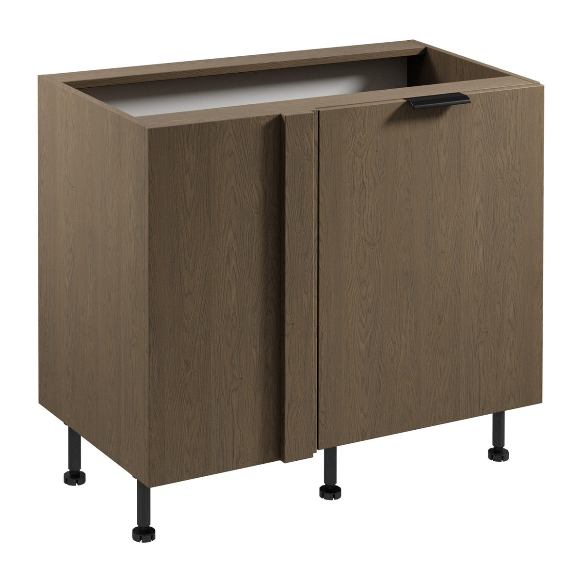 Eckunterschrank D100N R/L - Sorento Dunkle Eiche - Schaffen Sie Platz mit Stil.