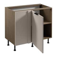 Eckunterschrank D100N R/L - Sorento Beige - Beige/Eiche