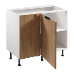 Eckunterschrank D100N R/L - Sorento - Sonoma Eiche/Weiß