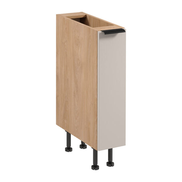 Apothekerschrank D20C - Sorento Beige Sonoma Eiche -  in minimalistischem Stil für moderne Küchene.
