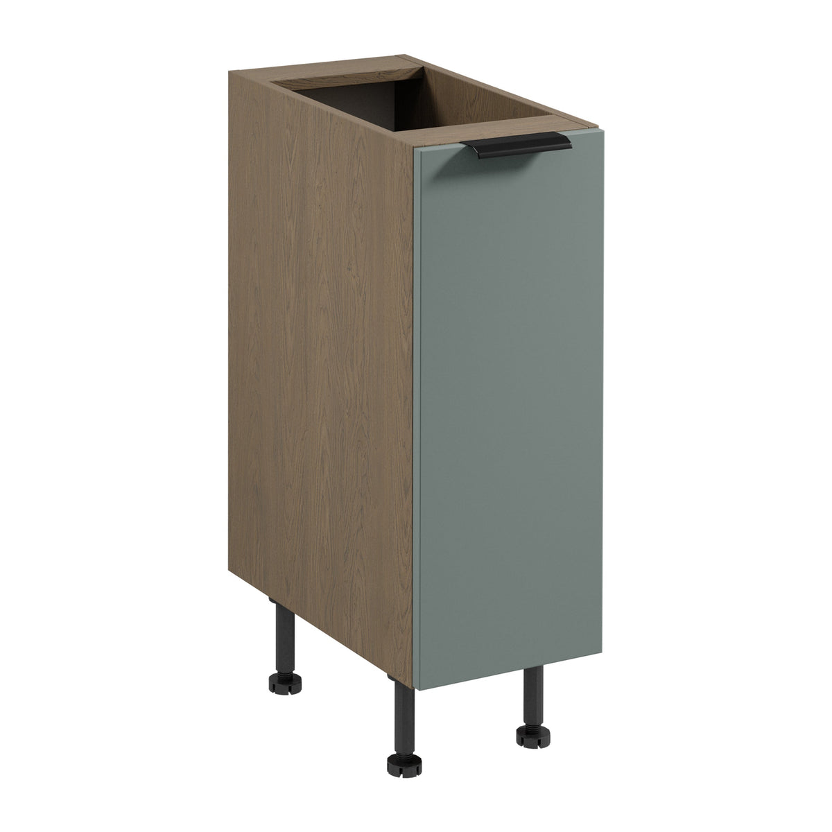 Unterschrank D30 P/L - Sorento Grün - Grün/Eiche