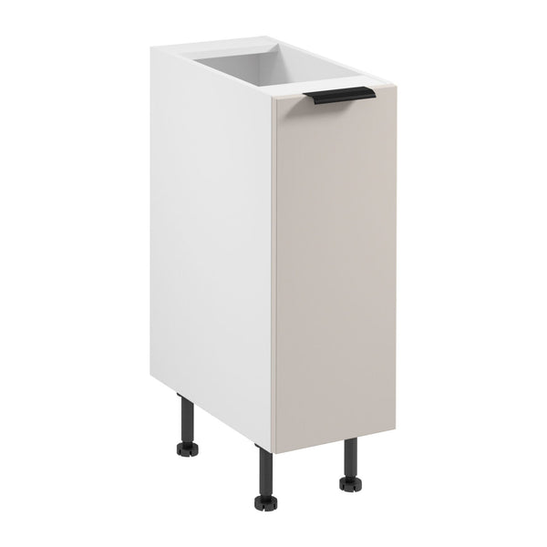 Unterschrank  D30 P/L - Sorento Weiß Beige - Alles griffbereit in schmalem Design.