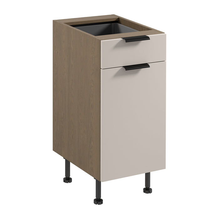 Unterschrank D40S1 P/L - Sorento Beige - Beige/Eiche