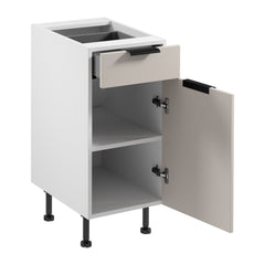 Unterschrank D40S1 P/L - Sorento Weiß Beige - Ihr praktischer Helfer im Alltag.