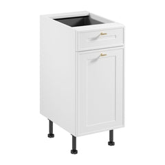 Unterschrank D40S1 P/L - Sorento Weiß - Leicht und stilvoll für moderne Küchen.