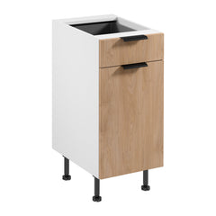 Unterschrank D40S1 P/L - Sorento  -  Sonoma Eiche/Weiß
