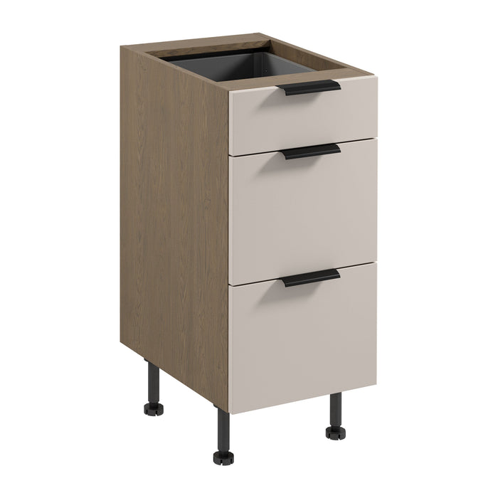 Unterschrank D40S3 P/L AX - Sorento Beige - Beige/Eiche