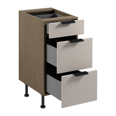 Unterschrank D40S3 P/L AX - Sorento Beige - Beige/Eiche