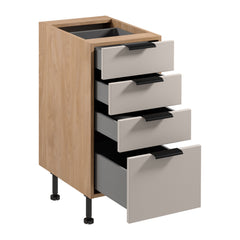 Unterschrank  D40S4 AX - Sorento Beige Sonoma Eiche -  Beige/Sonoma Eiche