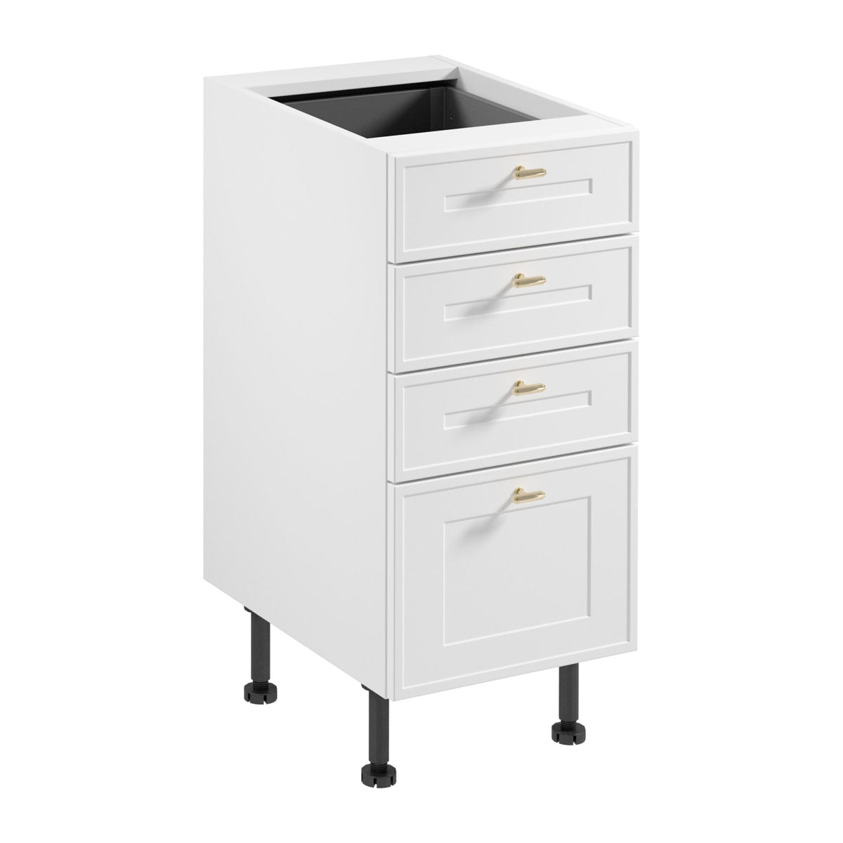 Unterschrank  D40S4 AX - Sorento Weiß - Perfekte Anpassung an jede Wand.