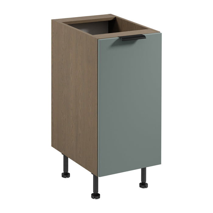 Unterschrank D40 P/L - Sorento Grün - Grün/Eiche