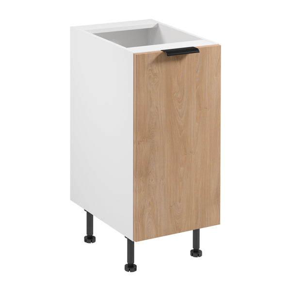 Unterschrank D40 P/L - Sorento Weiß Sonoma Eiche - Elegantes Design für Ihre Küche und vielseitig einsetzbar.