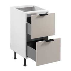 Unterschrank D45S2 AX - Sorento Weiß Beige - Funktionalität trifft modernes Design.