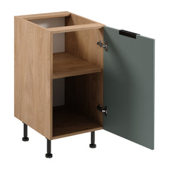 Unterschrank D45 P/L - Sorento Grün Sonoma Eiche - Grün/Sonoma Eiche