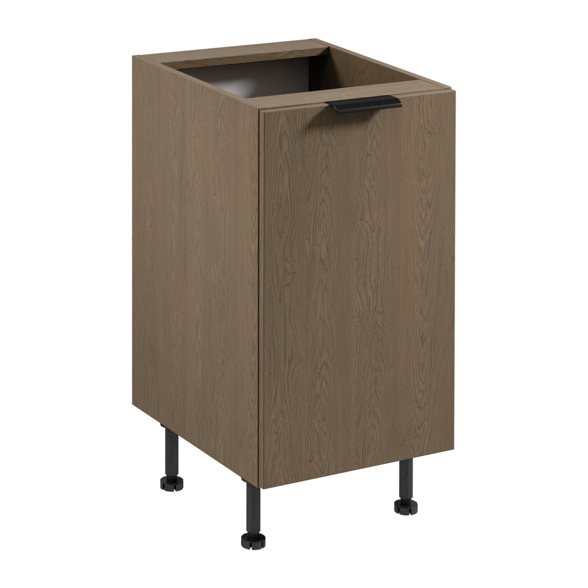 Unterschrank D45 P/L - Sorento Dunkle Eiche - Praktisch, vielseitig und robust.