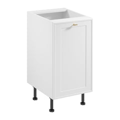 Unterschrank D45 P/L - Sorento Weiß - Hochwertiger Unterschrank für Ihre Küche.
