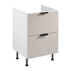 Unterschrank D60IN AX - Sorento Weiß Beige - Perfekte Organisation für Ihre Utensilien.