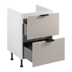 Unterschrank D60IN AX - Sorento Weiß Beige - Perfekte Organisation für Ihre Utensilien.