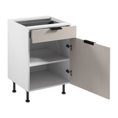 Unterschrank D60S1 P/L AX - Sorento Weiß Beige - Design und Funktion im Einklang.