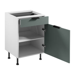 Unterschrank D60S1 P/L AX - Sorento Weiß Grün - Design und Funktion im Einklang.