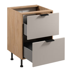 Unterschrank D60S2 AX - Sorento Beige Sonoma Eiche -   Beige/Sonoma Eiche
