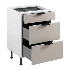 Unterschrank D60S3 AX - Sorento Weiß Beige - Kompakte Lösungen für mehr Platz.