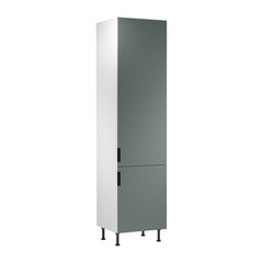 Hochschrank D60T P/L AX - Sorento Weiß Grün - Cleveres Stauraumwunder für kleine Küchen.