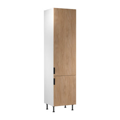 Hochschrank D60T P/L AX - Sorento - Sonoma Eiche / Weiß